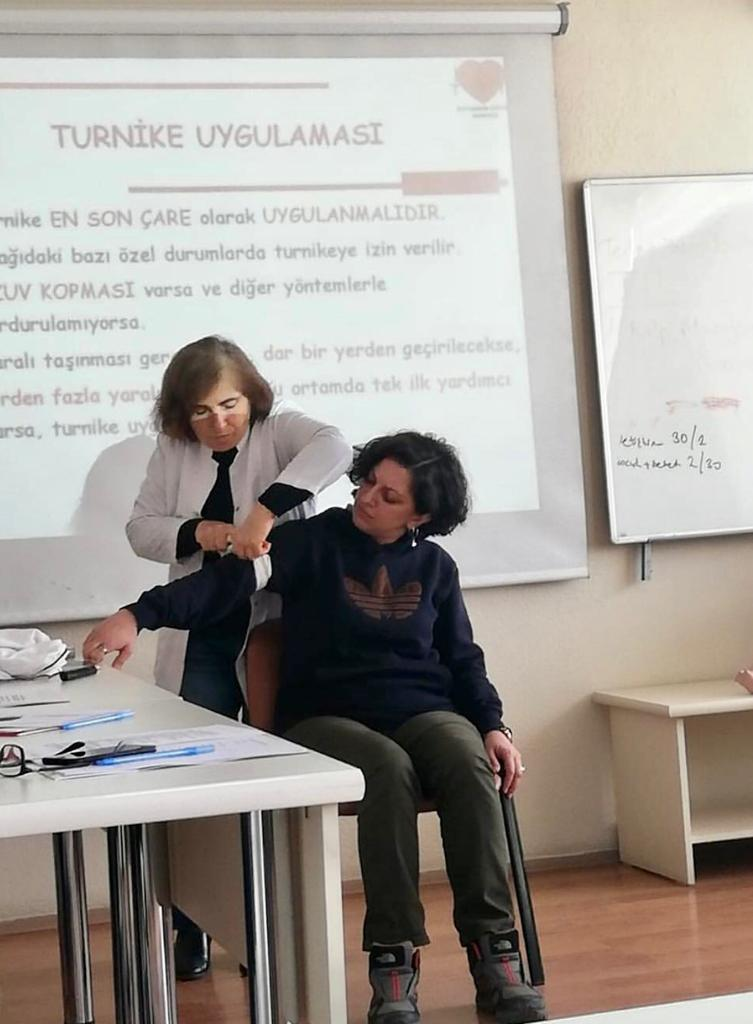  İlkyardım eğitimlerimizi güncelledik