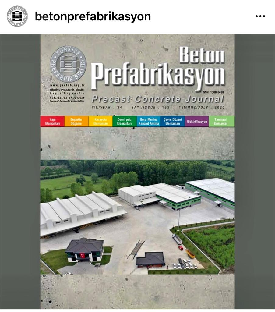  Prefabrikasyon Dergisi 135.sayısındayız